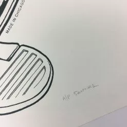 Reclaim, Erode - 2015 Justin Santora Poster Art Print Line Variant