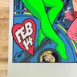 Gig Posters Rocket From The Crypt - 1996 Chris Coop Poster Los Angeles, CA Whisky A Go-Go