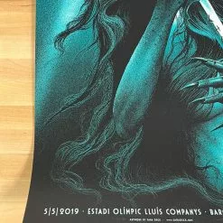Metallica - 2019 Sara Deck Poster Barcelona, Spain Gig Posters 13 Metallica - 2019 Sara Deck Poster Barcelona, Spain Gig Posters