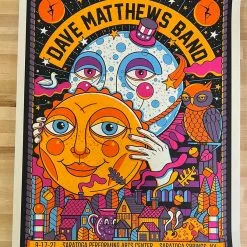 Methane Studios Dave Matthews Band - 2021 Methane Poster Saratoga, NY 9/17 Gig Posters