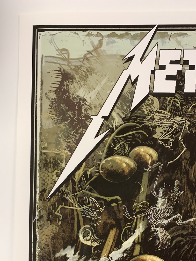 Gig Posters Metallica - 2019 AJ Frena Poster Manchester, England Etihad Stadium 5 Gig Posters Metallica - 2019 AJ Frena Poster Manchester, England Etihad Stadium