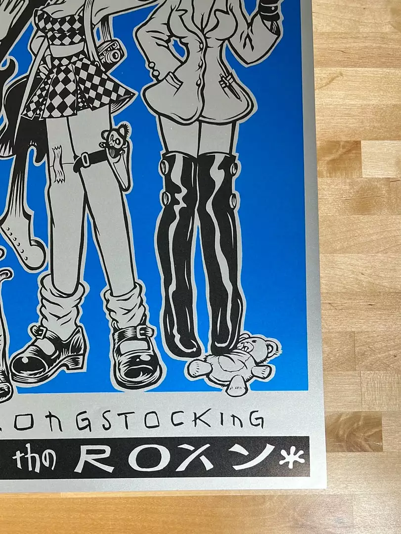 Red Aunts - 1995 Alan Forbes Poster Los Angeles, CA Roxy 7 Red Aunts - 1995 Alan Forbes Poster Los Angeles, CA Roxy