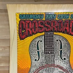 Crossroads Guitar Festival - 2007/2010 Chuck Sperry Poster, Eric Clapton Test Print