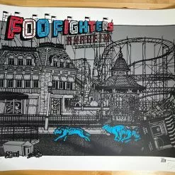 Foo Fighters - 2015 Ames Brothers Bros. Poster Anaheim, CA Gig Posters