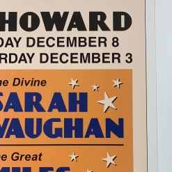 Miles Davis - 1960 Dennis Loren Repro Poster Washington DC