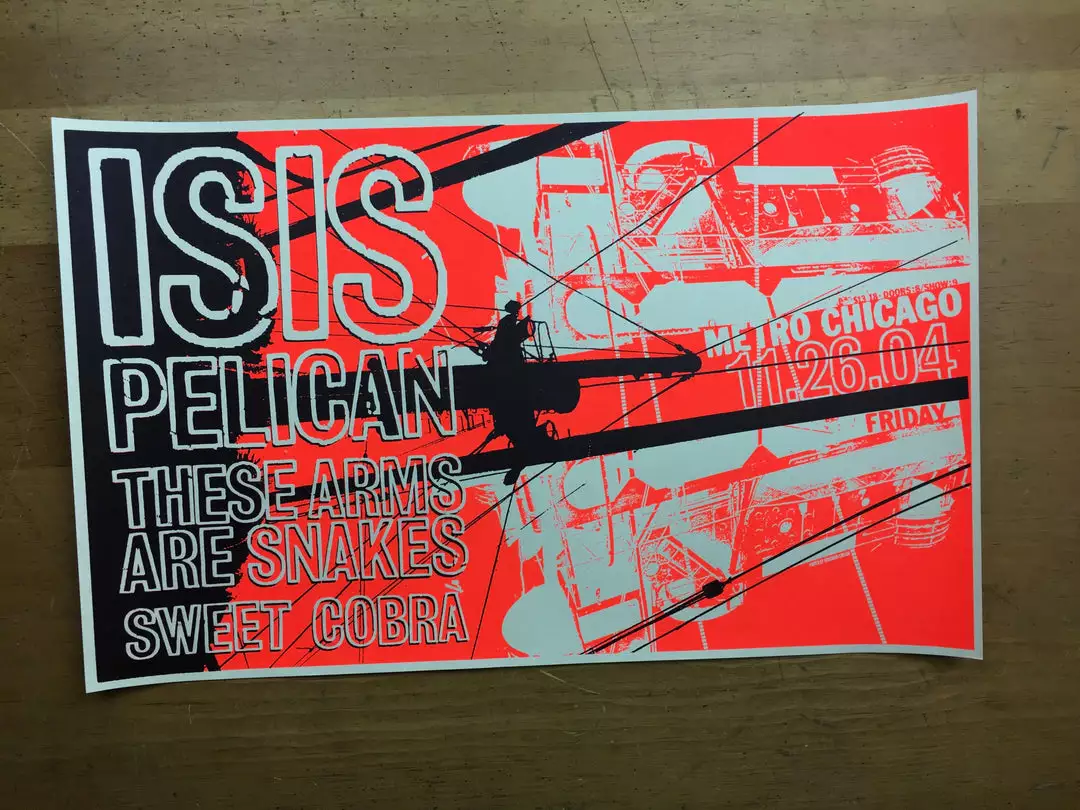 ISIS - 2004 Crosshair Poster Chicago, IL Metro 5 ISIS - 2004 Crosshair Poster Chicago, IL Metro
