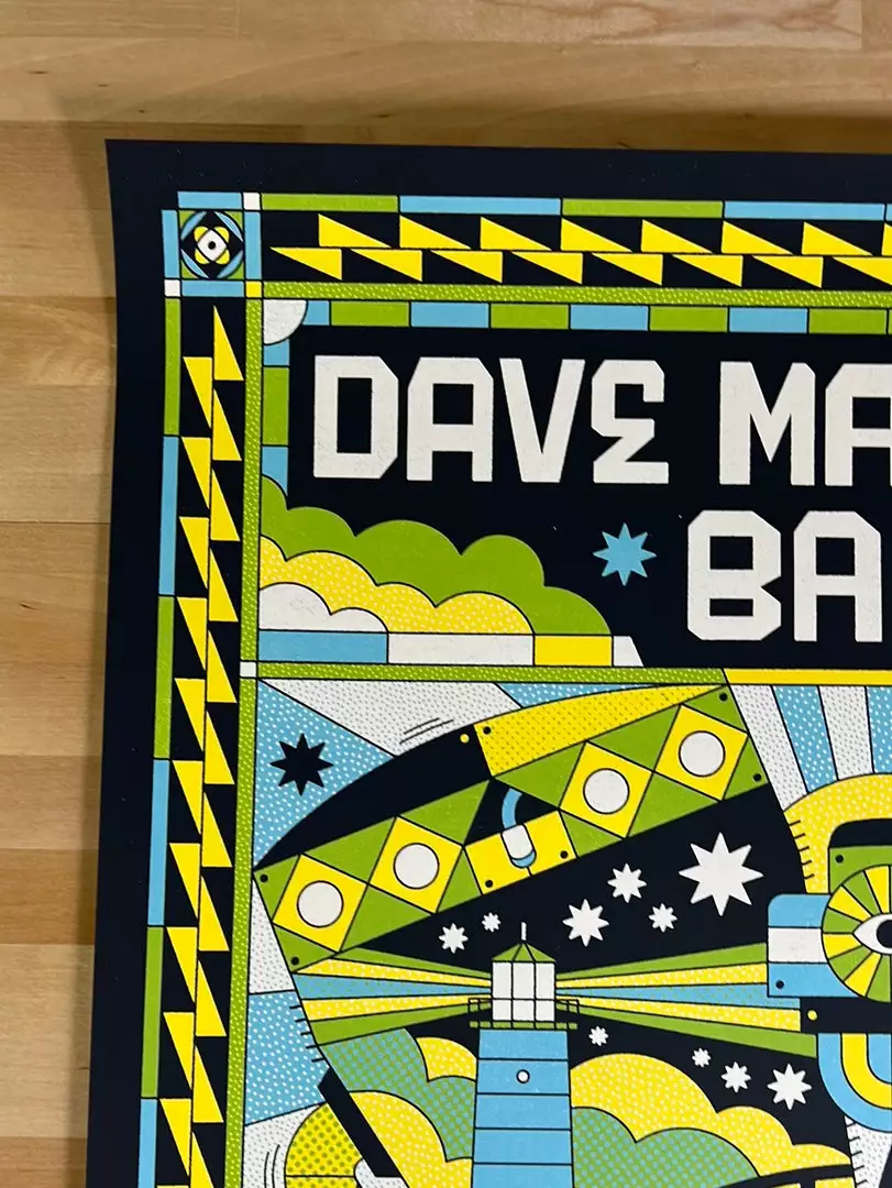 Dave Matthews Band - 2021 The Half And Half Poster Milwaukee, WI AP Gig Posters 5 Dave Matthews Band - 2021 The Half And Half Poster Milwaukee, WI AP Gig Posters