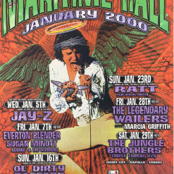 MHP 83 Maritime Hall - 2000 Poster August Ron Donovan Jay-Z San Fran 1st