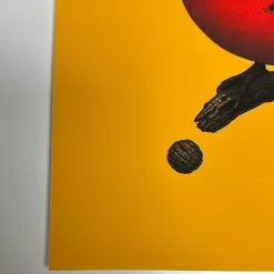 Fat Bird - 2020 Mike Mitchell Poster Yellow Fronted Woodpecker Yellow Variant