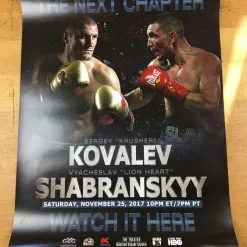 Sold Out Posters Boxing - 2017 Kovalev Vs Shabranskyy Poster