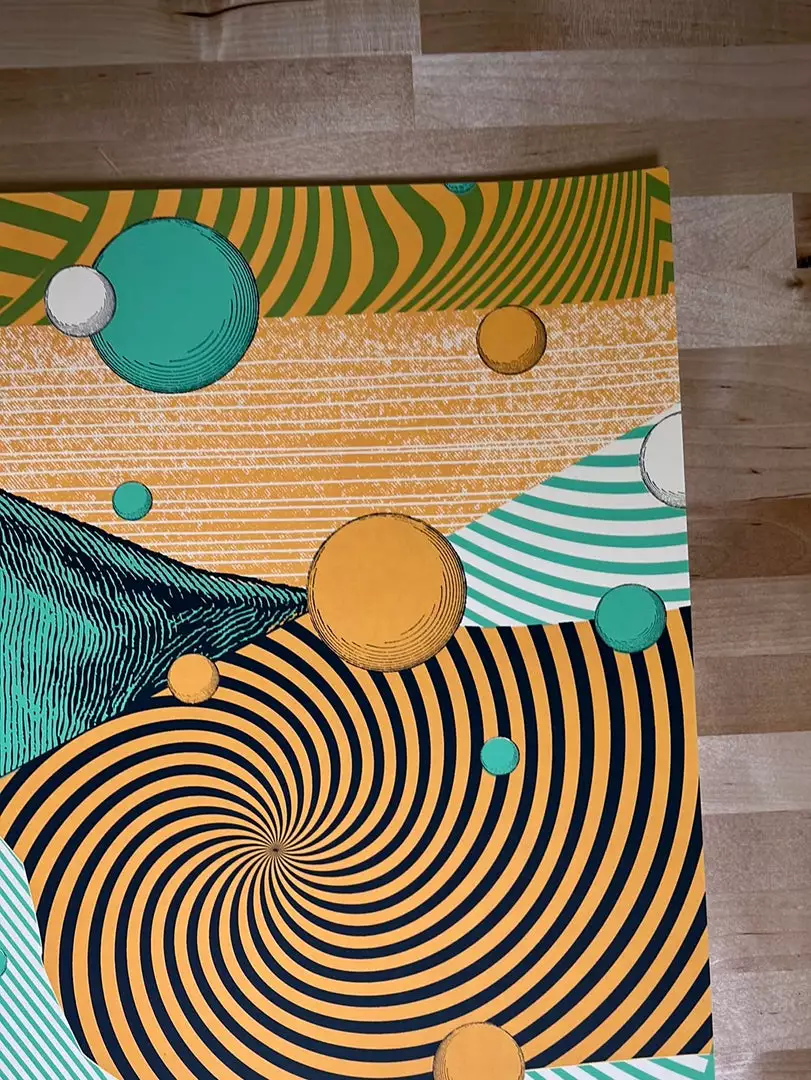 Gig Posters Ray LaMontagne - 2016 Status Serigraph Poster Brooklyn, NY 6 Gig Posters Ray LaMontagne - 2016 Status Serigraph Poster Brooklyn, NY