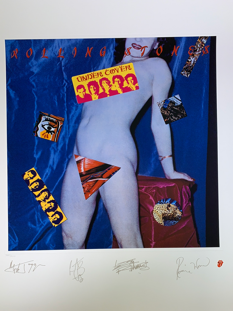 Sold Out Posters Gig Posters Rolling Stones - 1994 Official Poster Vintage Under Cover X/5000 3 Sold Out Posters Gig Posters Rolling Stones - 1994 Official Poster Vintage Under Cover X/5000