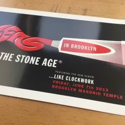 Queens Of The Stone Age - 2013 Kii Arens Poster Brooklyn New York QOTSA