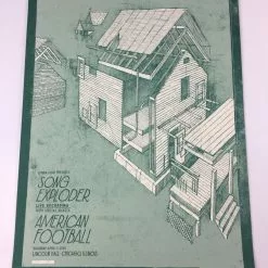American Football/Song Exploder - 2015 Landland Poster Chicago, IL Lincoln Hall