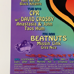 The Artworks MHP 122 - 2001 Poster Maritime Hall San Fran 1st Gig Posters