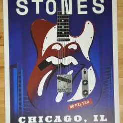 Sold Out Posters Rolling Stones - 2019 Poster Chicago, IL Soldier Field No Filter Tour 6/25