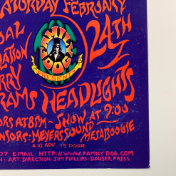 FD/ID 09 Zachary Richard - 1996 Mark Henson Poster Maritime Hall San Fran 1st Gig Posters