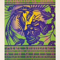 FD/ID 14 Merl Saunders - 1996 David Singer Poster Maritime Hall San Fran 1st Gig Posters