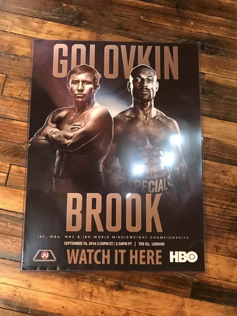 Sold Out Posters Boxing Poster GGG Golovkin Vs. Brook 2016 London 4 Sold Out Posters Boxing Poster GGG Golovkin Vs. Brook 2016 London