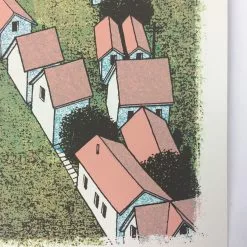 Gig Posters Walk The Moon - 2015 Justin Santora Poster Austin, TX Stubb's BBQ