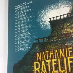 Nathaniel Rateliff & The Night Sweats - 2018 Landland Poster North America Tour Gig Posters 15 Nathaniel Rateliff & The Night Sweats - 2018 Landland Poster North America Tour Gig Posters