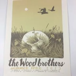 Gig Posters The Wood Brothers - 2013 Justin Santora Poster The Wood Brothers Summer Tour