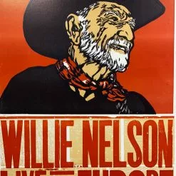 Gig Posters Willie Nelson - 2010 Hatch Show Print 6/21 Poster Munchen, Deutschland