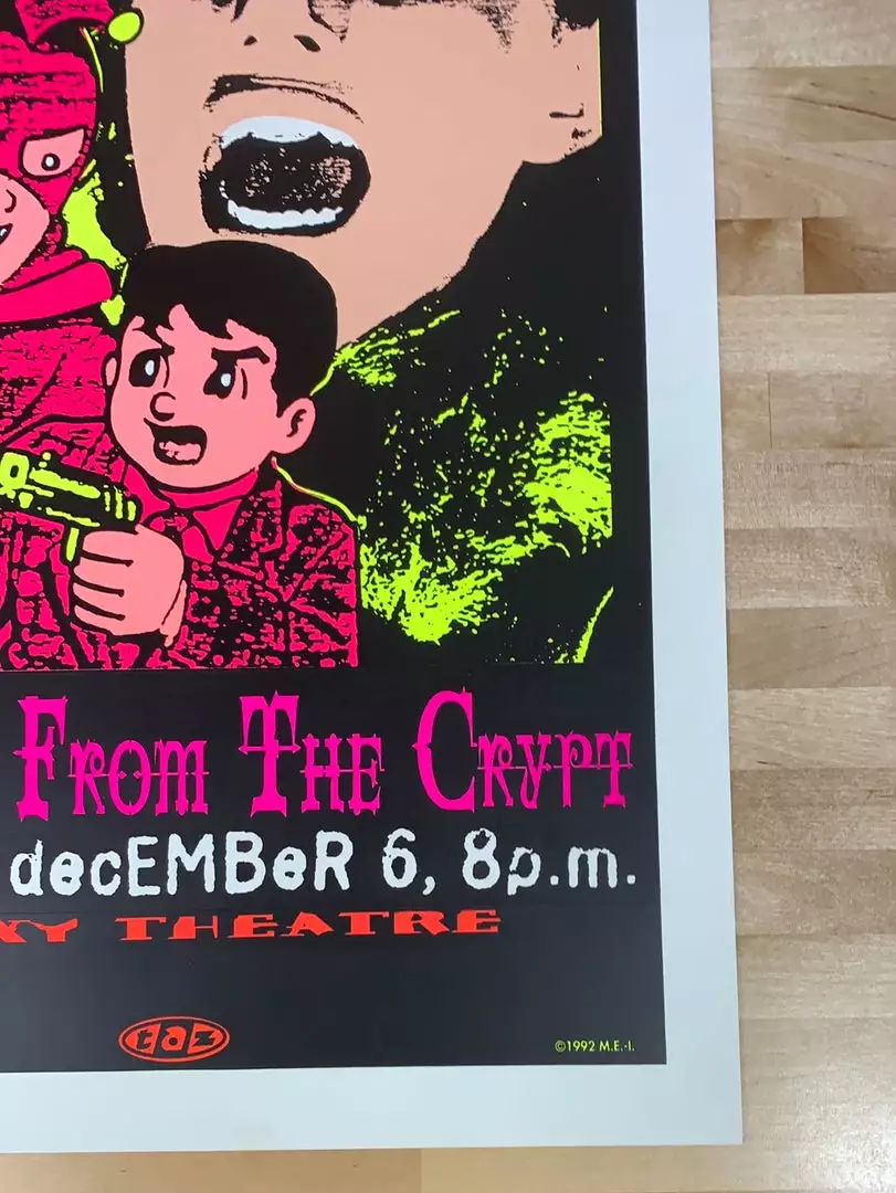 TAZ Cows - 1992 T.A.Z. Poster Los Angeles, CA Roxy 1st Ed Gig Posters 7 TAZ Cows - 1992 T.A.Z. Poster Los Angeles, CA Roxy 1st Ed Gig Posters