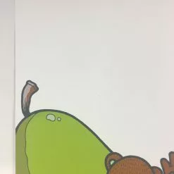 Pear Bear - 2008 Mike Budai Poster Art Print Art Prints