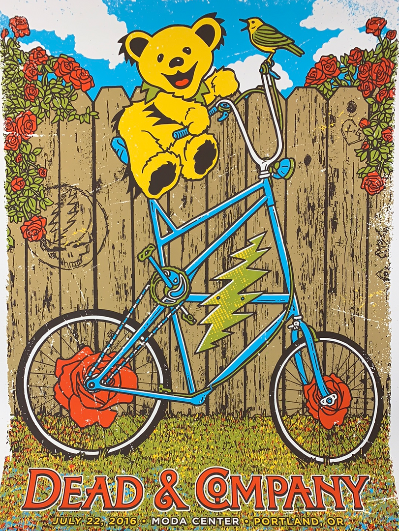 Sold Out Posters Store 21 Gregg Gordon Dead & Company - 2016 Gigart Poster Portland, OR Summer Tour
