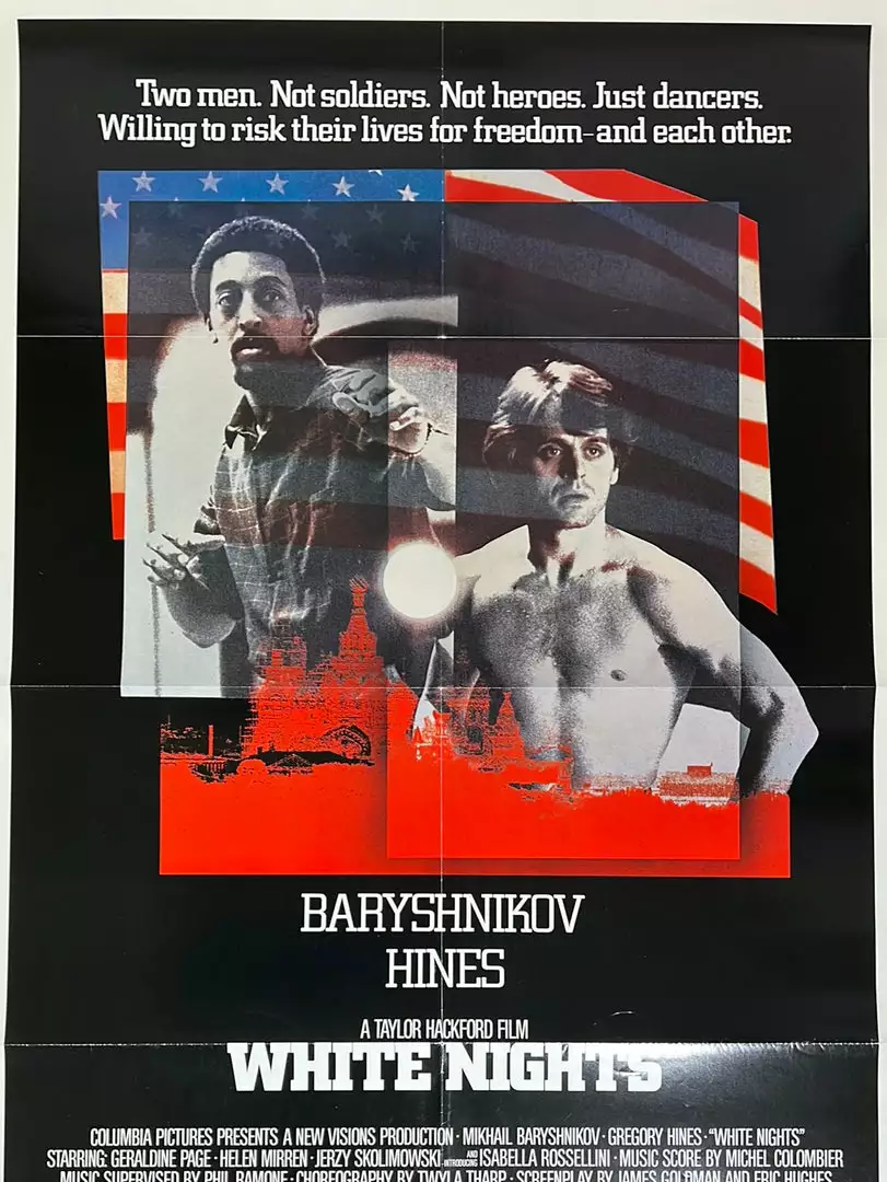 Sold Out Posters Movie/TV Posters White Nights - 1985 One Sheet Movie Poster Original Vintage 27x40 3 Sold Out Posters Movie/TV Posters White Nights - 1985 One Sheet Movie Poster Original Vintage 27x40