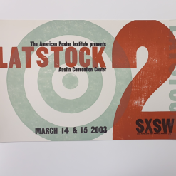 Flatstock 2 - 2003 Hatch Show Print Poster Austin, TX Austin Convention Center Art Prints