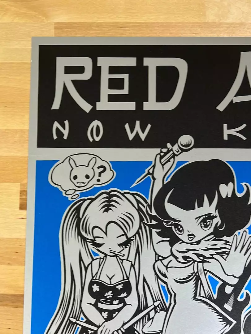 Red Aunts - 1995 Alan Forbes Poster Los Angeles, CA Roxy 5 Red Aunts - 1995 Alan Forbes Poster Los Angeles, CA Roxy