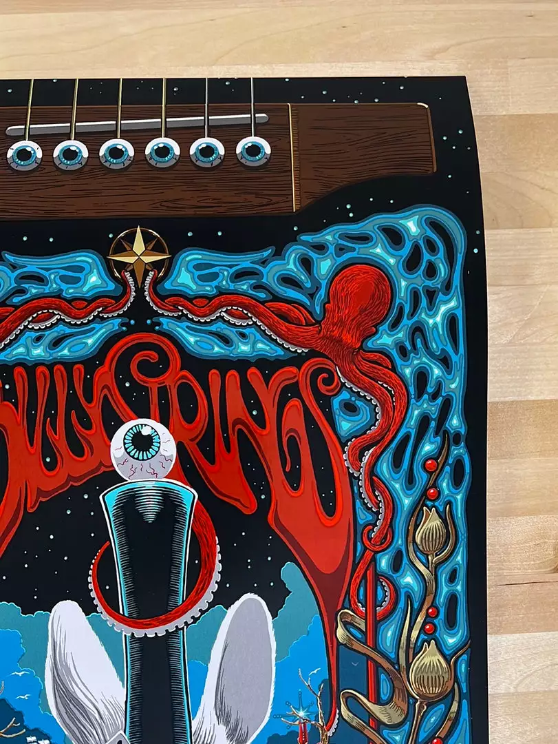 Gig Posters Billy Strings - 2021 2022 Richard Biffle Poster Grand Rapids, MI NYE 6 Gig Posters Billy Strings - 2021 2022 Richard Biffle Poster Grand Rapids, MI NYE