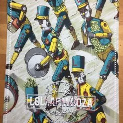 Chicago, IL Lollapalooza - 2017 Pixelpancho Poster Chicago Print SIGNED By Perry Farrell