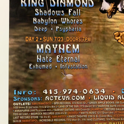 Greg Coiner MHP 95 Mayhem - 2000 Poster Maritime Hall San Fran 1st