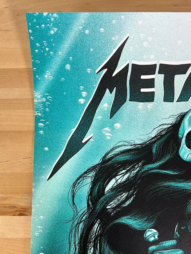 Metallica - 2019 Sara Deck Poster Barcelona, Spain Gig Posters 5 Metallica - 2019 Sara Deck Poster Barcelona, Spain Gig Posters