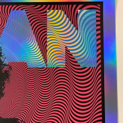 Bob Dylan - 2020 Carl Glover Poster Art Print Rainbow FOIL 420 Posters