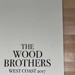 The Wood Brothers - 2017 John Vogl Poster West Coast Tour