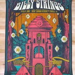 Billy Strings - 2021 Status Serigraph Poster Mobile, AL 4/9