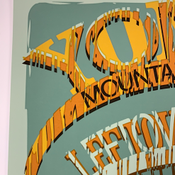 Sold Out Posters Colorado Yonder Mountain String Band - 2010 Poster Red Rocks Morrison, CO
