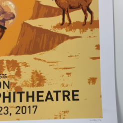 Greensky Bluegrass - 2017 John Vogl Poster Morrison, CO Red Rocks 12 Greensky Bluegrass - 2017 John Vogl Poster Morrison, CO Red Rocks