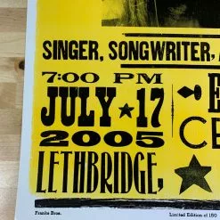 Gig Posters Willie Nelson - 2005 Franks Brothers Poster Lethbridge, Alberta