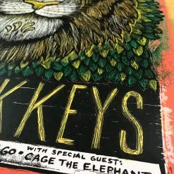 The Black Keys - 2014 Dan Grzeca Poster Chicago, IL United Center S/N