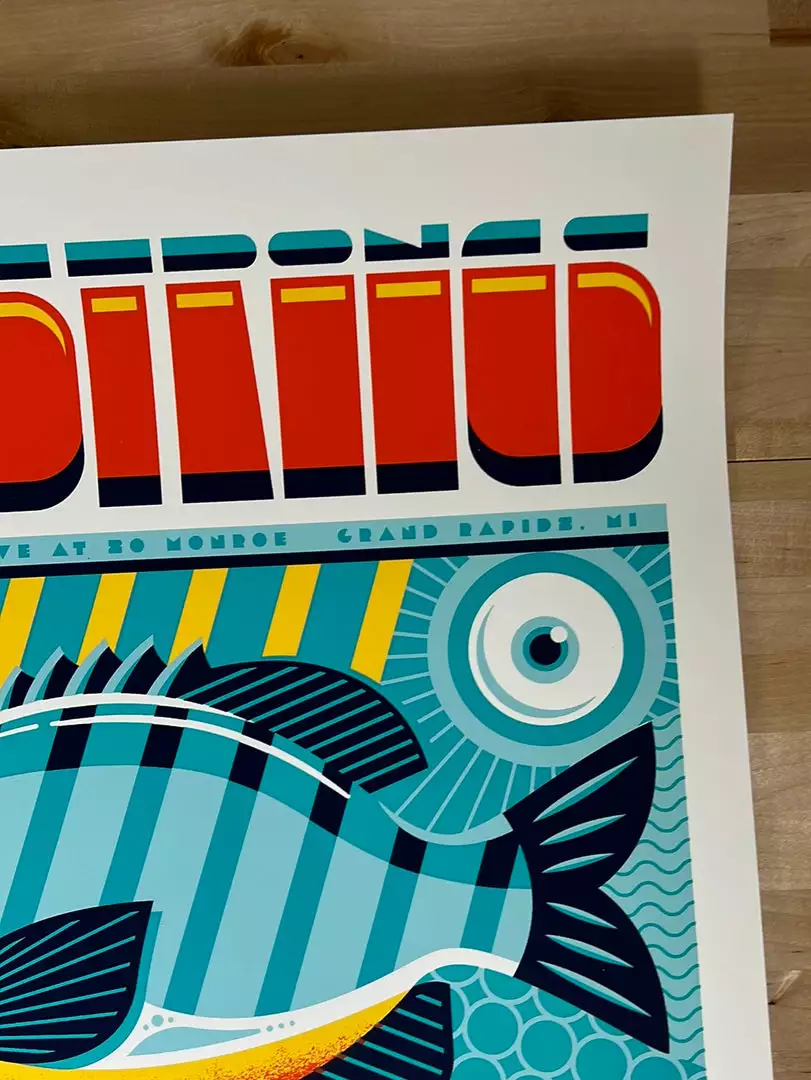 Billy Strings - 2021 Mike Tallman Poster Grand Rapids, MI 12/31 1st Gig Posters 6 Billy Strings - 2021 Mike Tallman Poster Grand Rapids, MI 12/31 1st Gig Posters