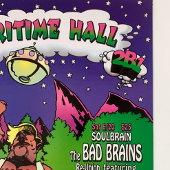 Sold Out Posters MHP 47 Maritime Hall - 1998 Poster June Zero, Soulbrain San Fran 1st Gig Posters 11 Sold Out Posters MHP 47 Maritime Hall - 1998 Poster June Zero, Soulbrain San Fran 1st Gig Posters