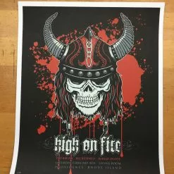 High On Fire - 2006 Jeff LaChance Poster Providence, RI The Living Room