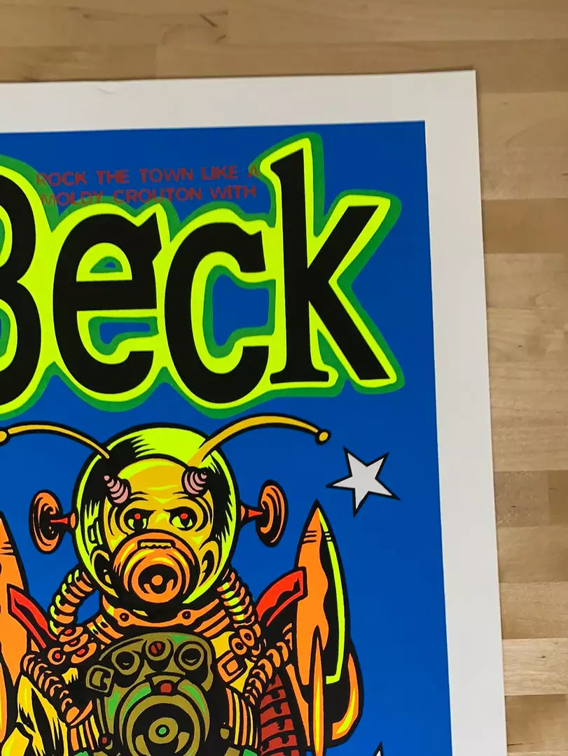 TAZ Beck - 1994 T.A.Z. Poster West Hollywood, CA Troubadour 1st Ed Gig Posters 6 TAZ Beck - 1994 T.A.Z. Poster West Hollywood, CA Troubadour 1st Ed Gig Posters