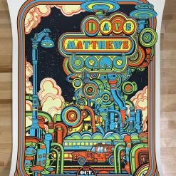 Dave Matthews Band - 2021 Jesse Philips Poster Albuquerque, NM