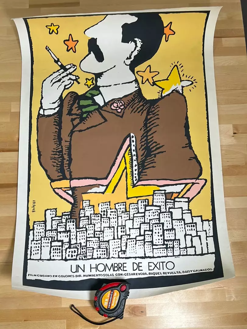 Eduardo Munoz Bachs Movie/TV Posters Un Hombre De Exito - 1987 Cuban Movie Poster Original Vintage 4 Eduardo Munoz Bachs Movie/TV Posters Un Hombre De Exito - 1987 Cuban Movie Poster Original Vintage